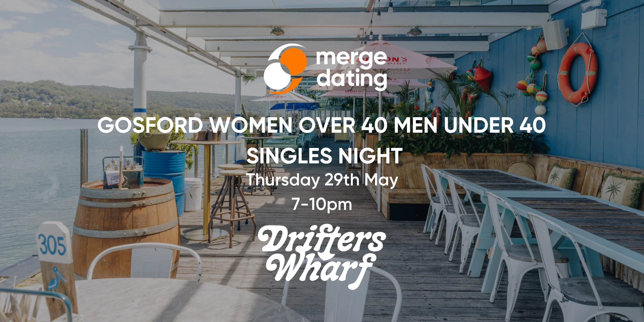 Gosford Women Over 40 Men Under 40 Singles Night