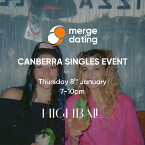 Canberra singles event for ages 25 to 35