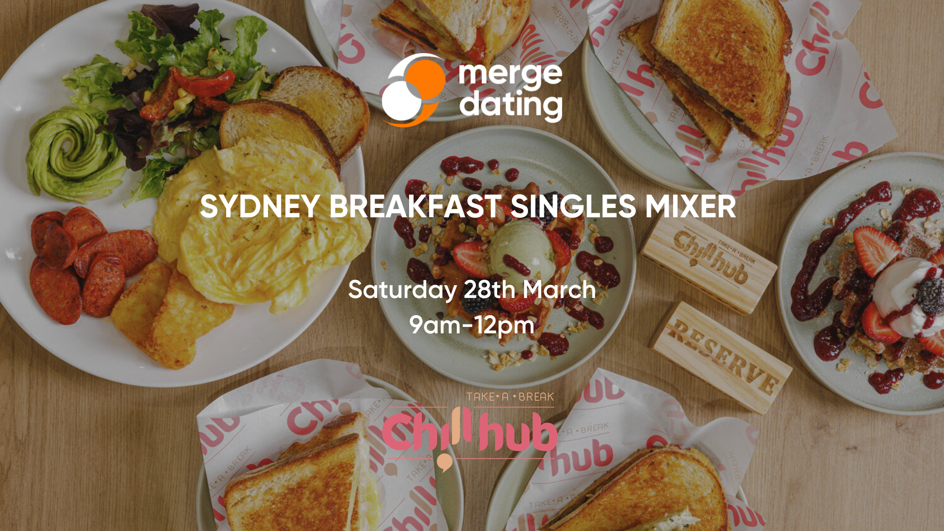Sydney Breakfast Singles Mixer | ChillHub | Sat March 28 | 40 & Over