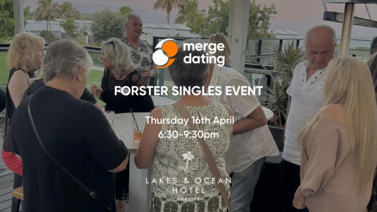 Forster Singles Event | Lakes & Ocean Hotel | Thurs 16 April | 50s & 60s 4 EDITABLE WEBSITE COVERS 1 1