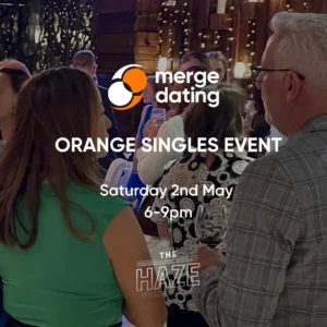 Orange Singles Event | The Haze | Sat May 2 | 50s & 60s