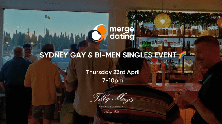 Sydney Gay & Bi-Men Singles Event | Tilly May's | Thurs Apr 23 17 EDITABLE WEBSITE COVERS 10