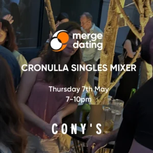 Cronulla Singles Mixer | Cony's Bar (Rebranded Chica's) | Thurs 7 May | Ages 23–35