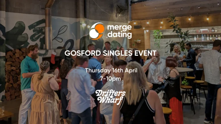 Gosford Singles Event | Drifter's Wharf | Thurs 16 April | Ages 35-49 6 EDITABLE WEBSITE COVERS 2