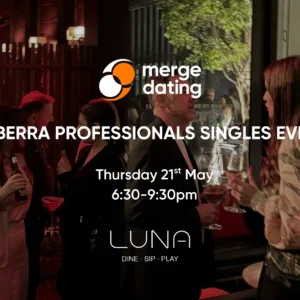 Canberra Professionals Singles Event | Luna Bar | Thurs 21 May