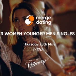 Older Women Younger Men Singles Event | The Winery | Thursday 28th May | Women over 40, men under 40