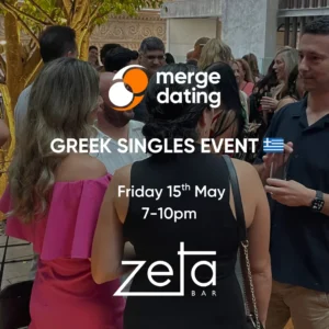 Sydney CBD | Greek Singles Event | Zeta Bar | Friday 15th May