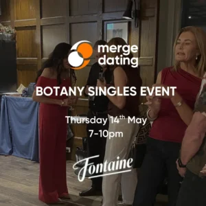 Botany | Singles Event | Beer Fontaine | Thursday 14th May | 50 & Over