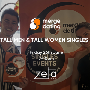 Sydney | 6ft+ Tall Men & Tall Women Singles Event  | Zeta Bar | Friday 26th June