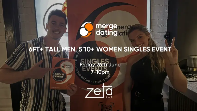 Sydney | 6ft+ Tall Men & 5'10+ Women Singles Event | Zeta Bar | Friday 26th June 12 EDITABLE WEBSITE COVERS 35