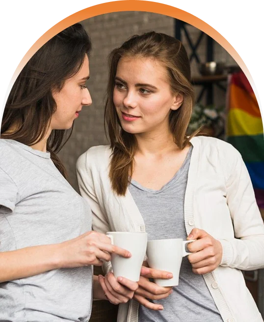 authentic connection diverse women coffee chat