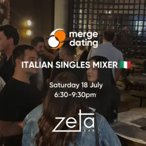 Italian Singles Mixer | Zeta Bar | Saturday 18th July