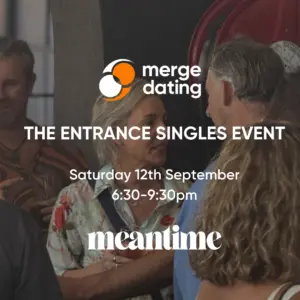 The Entrance | Singles Event | Meantime | Saturday 12th September | 50 & Over
