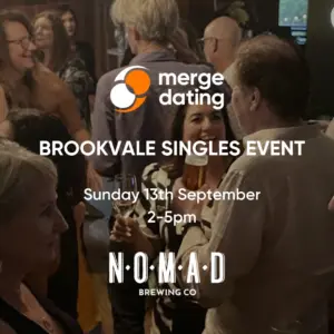 Brookvale | Singles Event | Nomad's Brewing Co | Sunday 13th September | 50 & Over