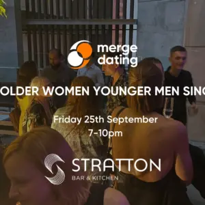 Brisbane | Older Women Younger Men Singles Event | Stratton Bar & Kitchen | Friday 25th September