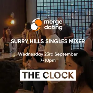 Surry Hills | Singles Mixer | The Clock | Wednesday 23rd September | Under 35s