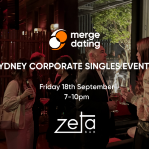 Sydney | Corporate Singles Event | Zeta Bar | Friday 18th September