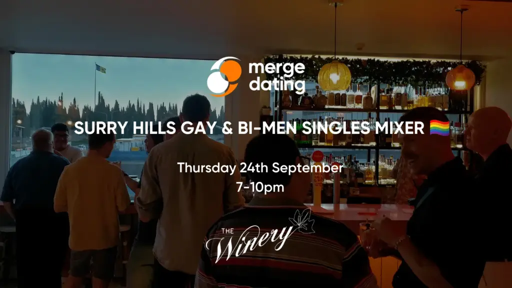 Surry Hills | Gay & Bi-Men Singles Mixer | The Winery | Thursday 24th September
