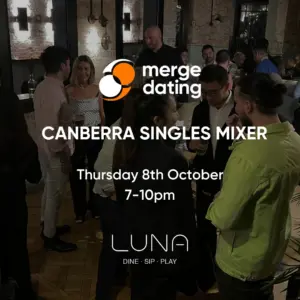 Canberra | Singles Mixer | Luna Bar | Thursday 8th October | 30-40