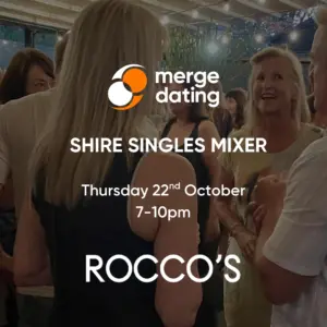 Shire Singles Mixer | Rocco's | Thursday 22nd October | 40-55
