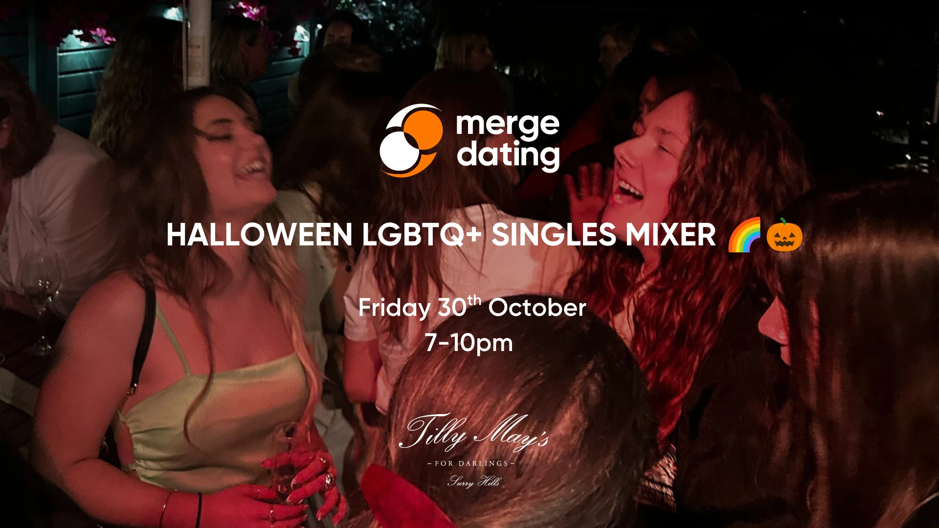 Halloween LGBTQ+ Singles Mixer | Tilly May’s, Trinity Bar | Friday 30th October