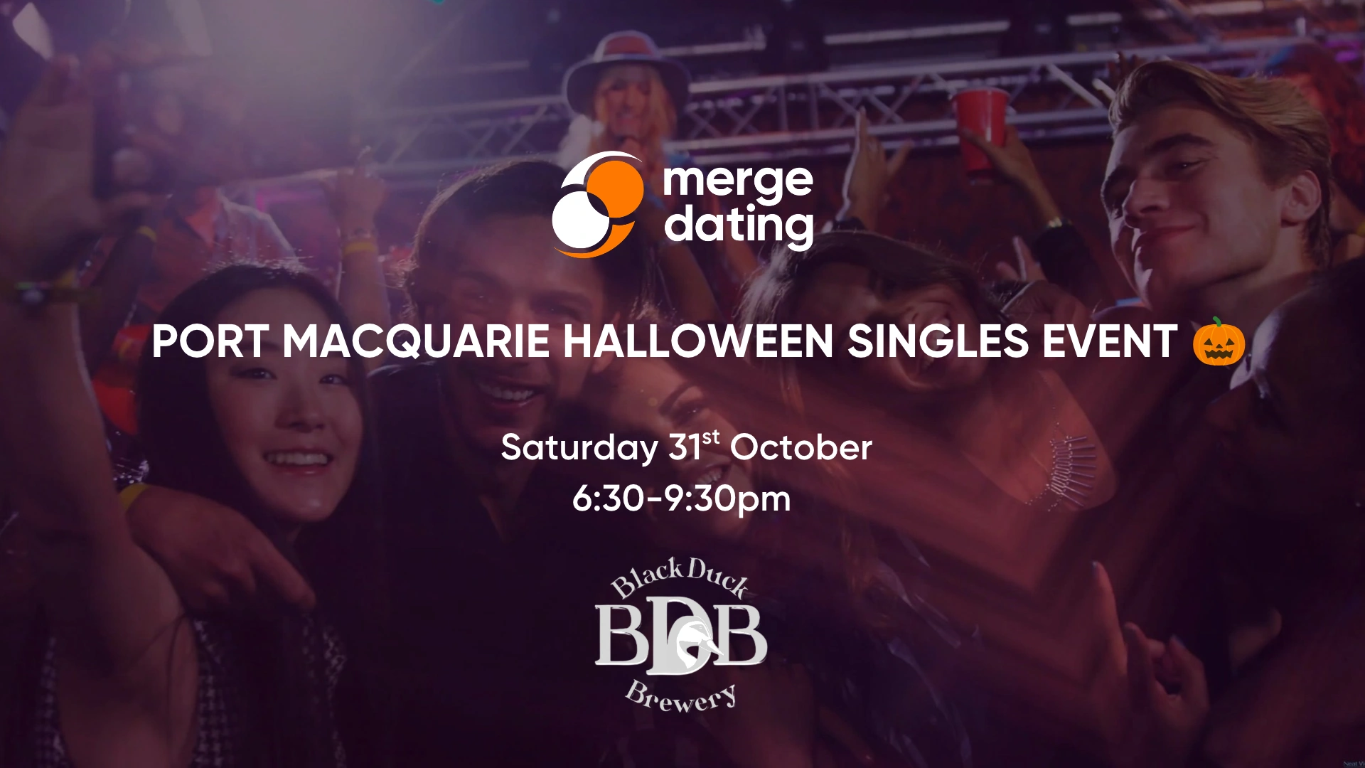 Port Macquarie | Halloween Singles Event | Black Ducking Brewery | Saturday October 31st