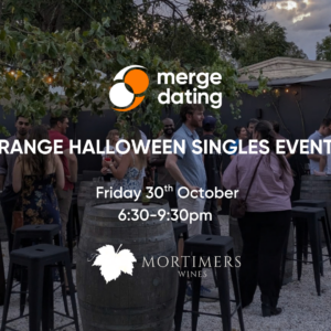 Orange | Halloween Singles Event | Mortimer's Winery | Friday 30th October