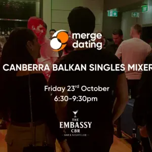 Canberra | Balkan Singles Mixer | Embassy Bar | Friday 23rd October