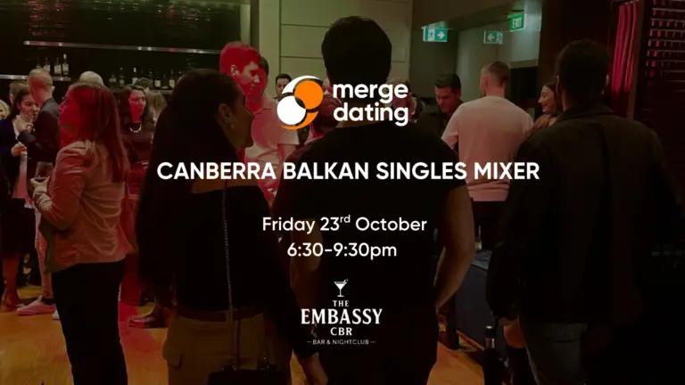 Canberra | Balkan Singles Mixer | Embassy Bar | Friday 23rd October 21 NEW EDITABLE WEBSITE COVERS 8