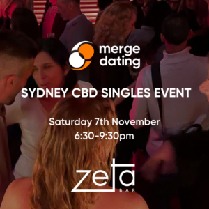 Sydney CBD | Singles Event | Zeta Bar | Saturday 7th November | 30-45