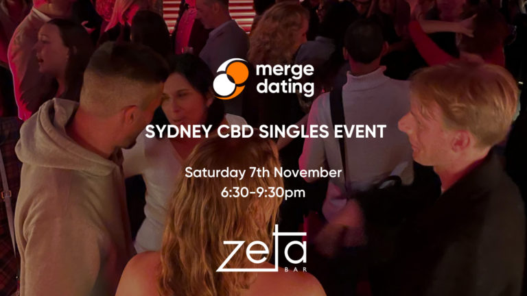 Sydney CBD | Singles Event | Zeta Bar | Saturday 7th November | 30-45 11 211