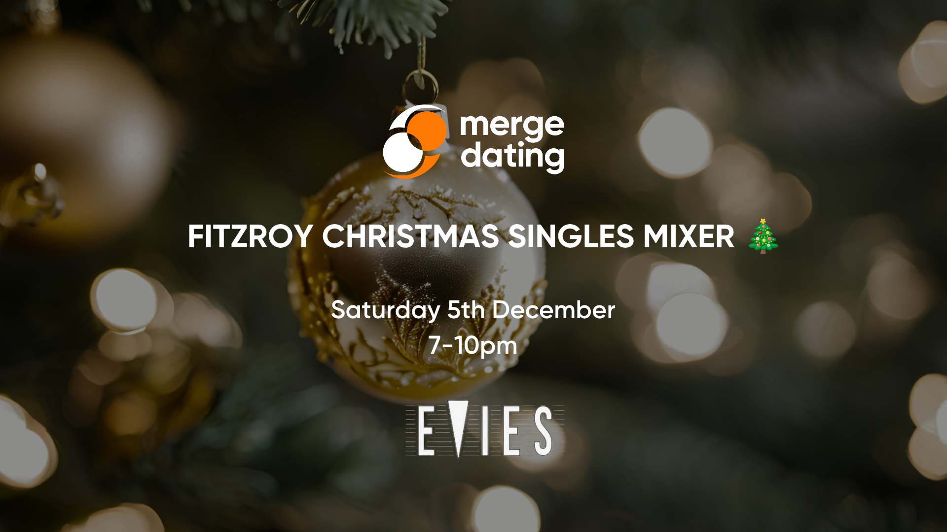 Fitzroy | Christmas Singles Mixer | Evie’s Disco Diner | Saturday 5th December | 20s & 30s