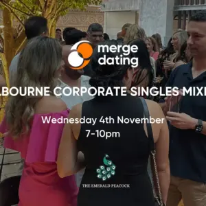 Melbourne | Corporate Singles Mixer | Emerald Peacock | Wednesday 4th November
