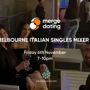 Melbourne | Italian Singles Mixer | Emerald Peacock | Friday 6th November
