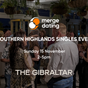 Southern Highlands Singles Event | The Gibraltar | Sunday 15th November | 45 & Over
