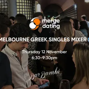 Melbourne | Greek Singles Mixer | Bar Bambi | Thursday 12th November